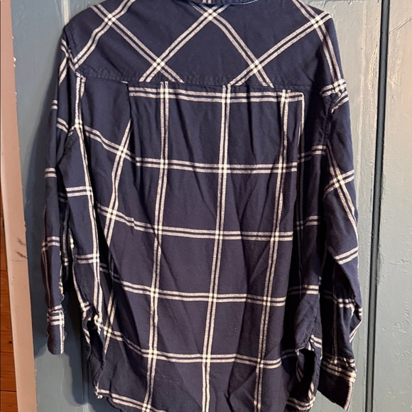 Sonoma Dark Blue Checkered Shirt - Picture 4 of 4